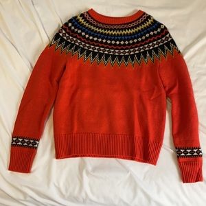 Small J. Crew Fair Isle Sweater